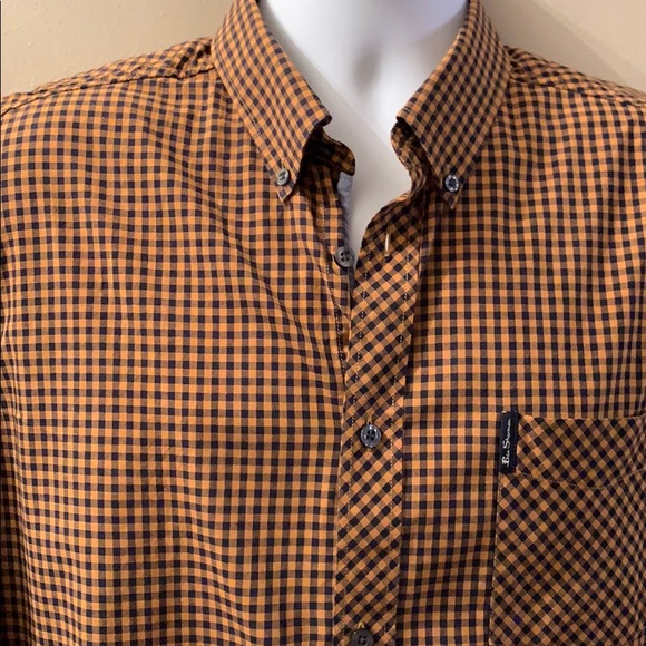 BEN SHERMAN Button Down Shirt. Size X-Large - Picture 4 of 11